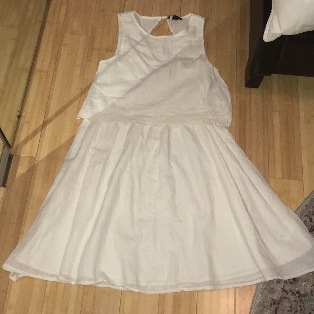 H&M cream colored dress
